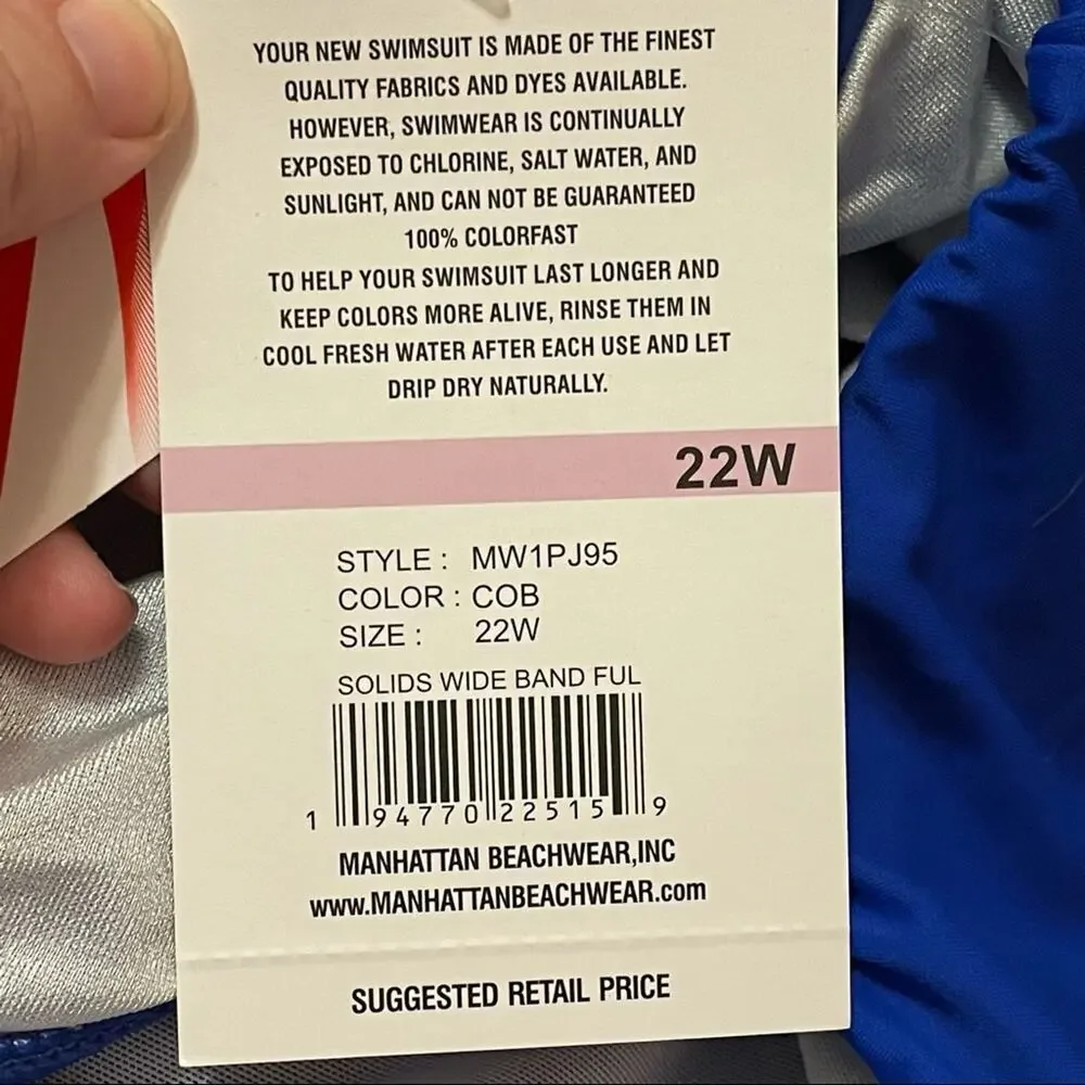 NWT Maxine of Hollywood‎ Swim Bottom Plus Size